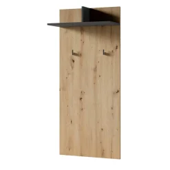 Wandgarderobe in Wildeiche Optik - Noele