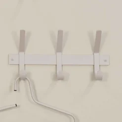 Wandgarderobe mit drei Doppelhaken - Contrage