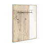Wandgarderobe mit Spiegel in Wildeiche Optik - Vapposia