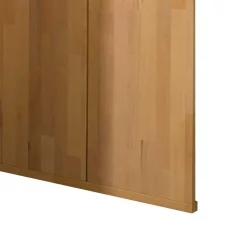 Wandgarderoben Paneel Wislama aus Kernbuche Massivholz