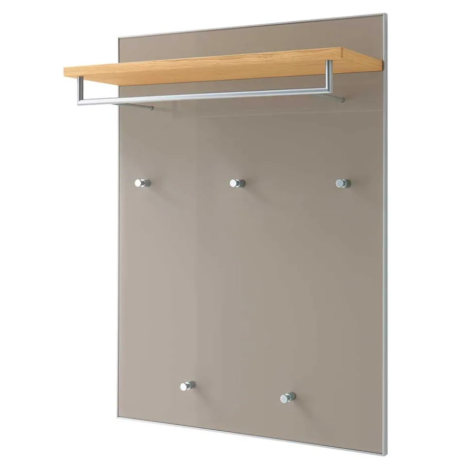 Wandpaneel Garderobe Diecca in Taupe
