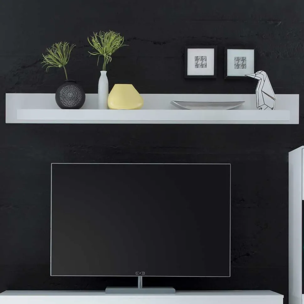 Wandregal Jetongos in Weiß