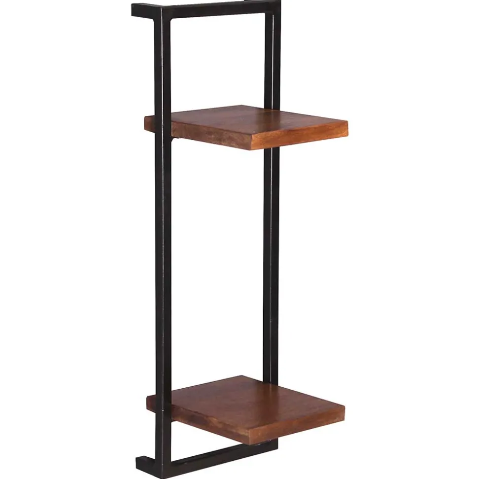 Wandregal Kombination mit Flaschenablagen - Filurina (fünfteilig)