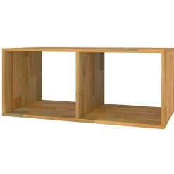 Wandregal mit zwei Fächern - Tine (3er Set)