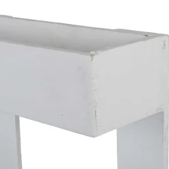 Wandregal Paletten Design in Weiß - Rivaso