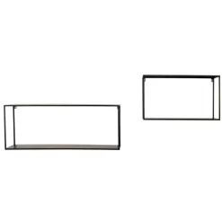 Wandregale ohne Rückwand Set - Krona (zweiteilig)