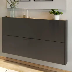 Wand-Schuhkommode mit zwei Klappen - Sidgarus