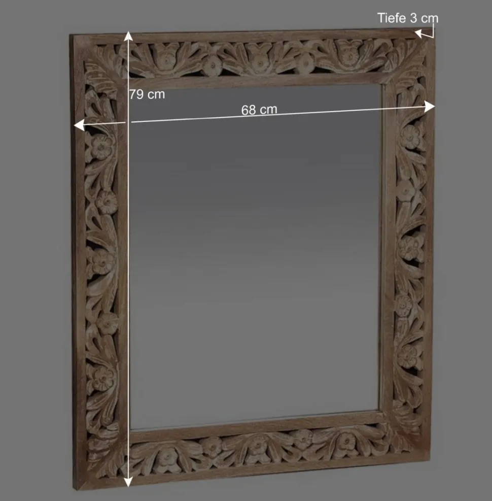 Wandspiegel im Landhaus Vintage Look - Runiasa