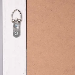 Wandspiegel im Vintage Look in Weiß Holzrahmen - Liancos