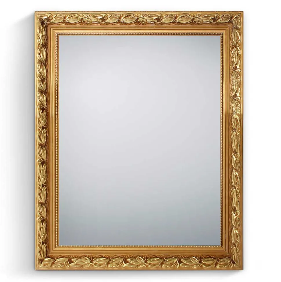 Wandspiegel in Gold Vintage Design - Viola