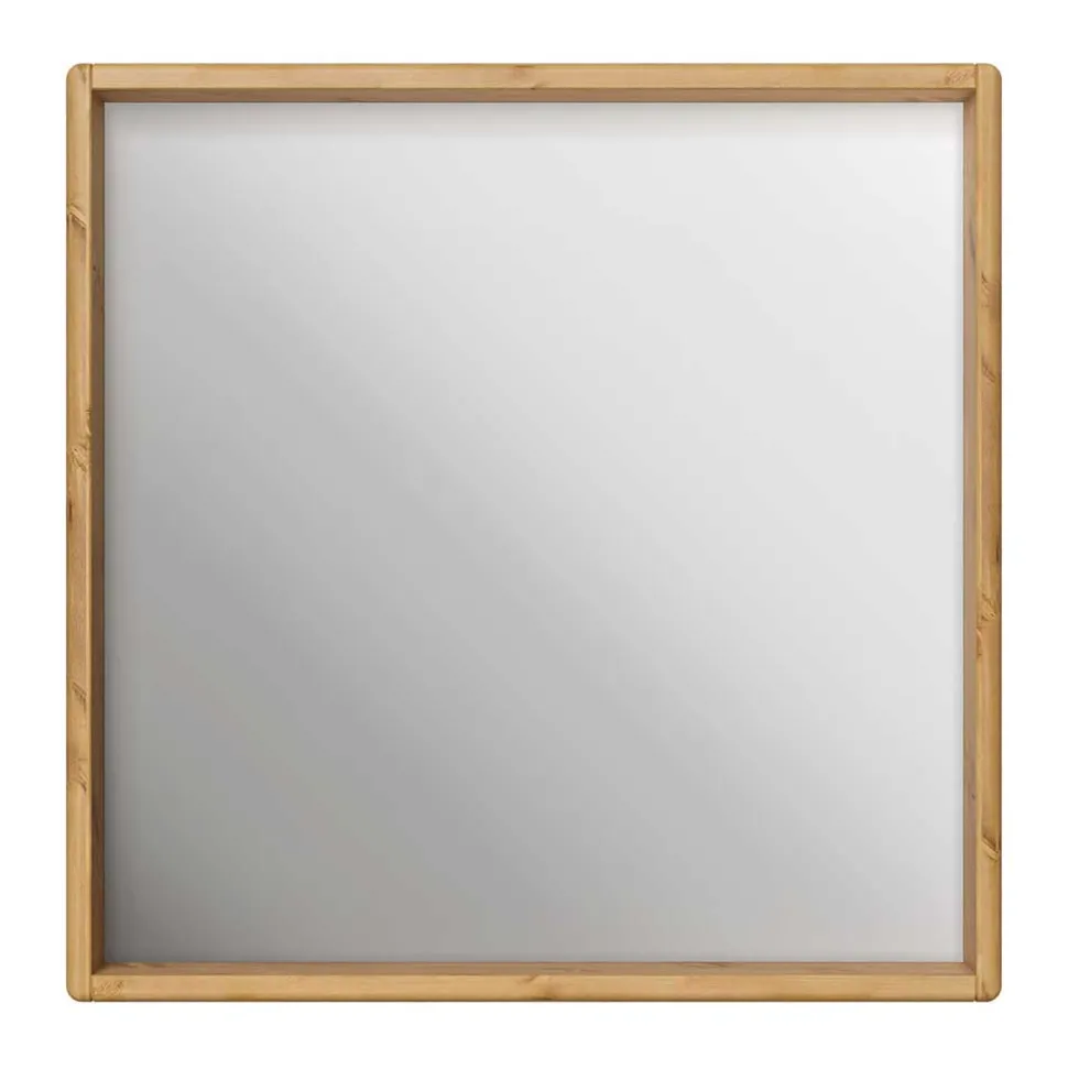 Wandspiegel in Quadratisch mit Holzrahmen - Etvina
