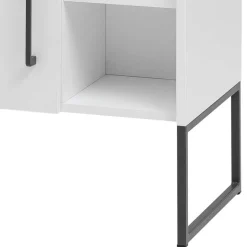 Waschbeckenschrank mit Spiegelschrank Set - Ismilav (zweiteilig)