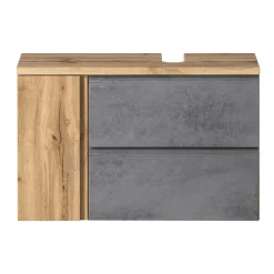 Waschbeckenschrank mit Tür & Klappe & Schublade - Mia