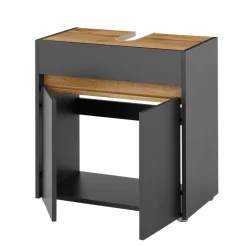 Waschbeckenunterschrank in Anthrazit - Ahilav