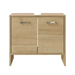 Waschbeckenunterschrank in Eiche Dekor - Madeonary