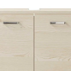 Waschbeckenunterschrank in hellem Holzdekor Pinie - Nova