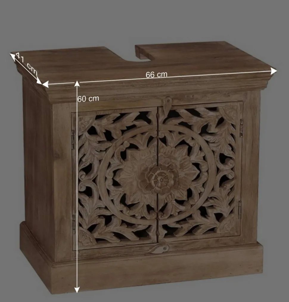 Waschbecken-Unterschrank im Vintage Country Look - Runiasa