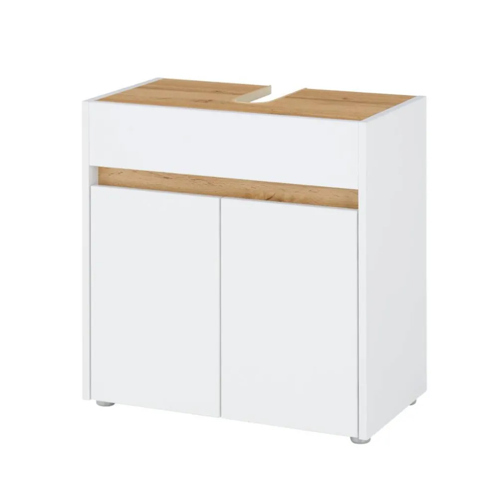 Waschbeckenunterschrank in Weiß - Nonessia