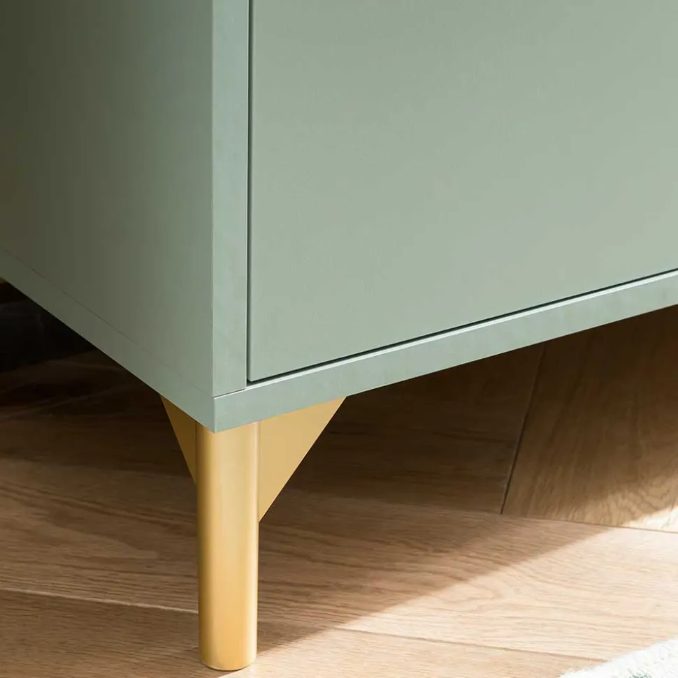 Waschbeckenunterschrank in Graugrün - Vilatata