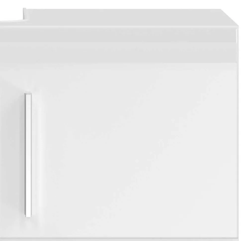 Waschbeckenunterschrank in Weiß hochglänzend - Rirua
