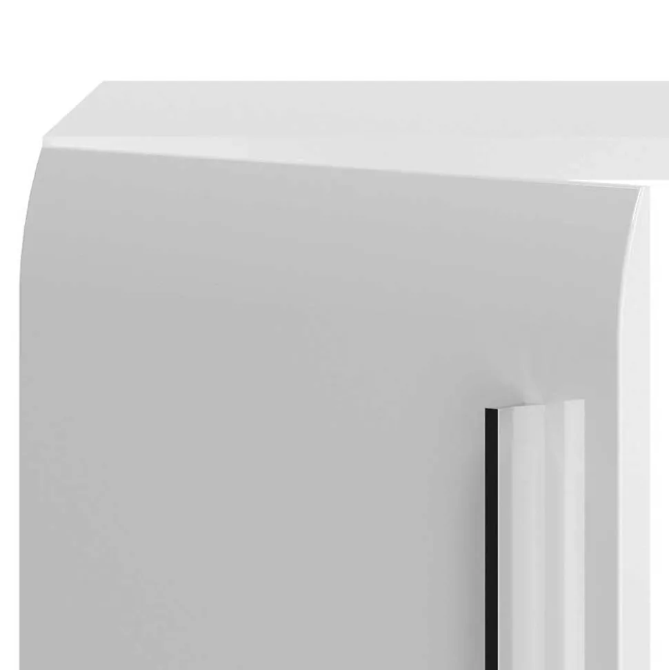 Waschbeckenunterschrank in Weiß hochglänzend - Rirua