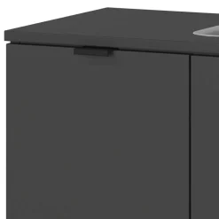 Waschbecken-Unterschrank in Dunkelgrau - Quado