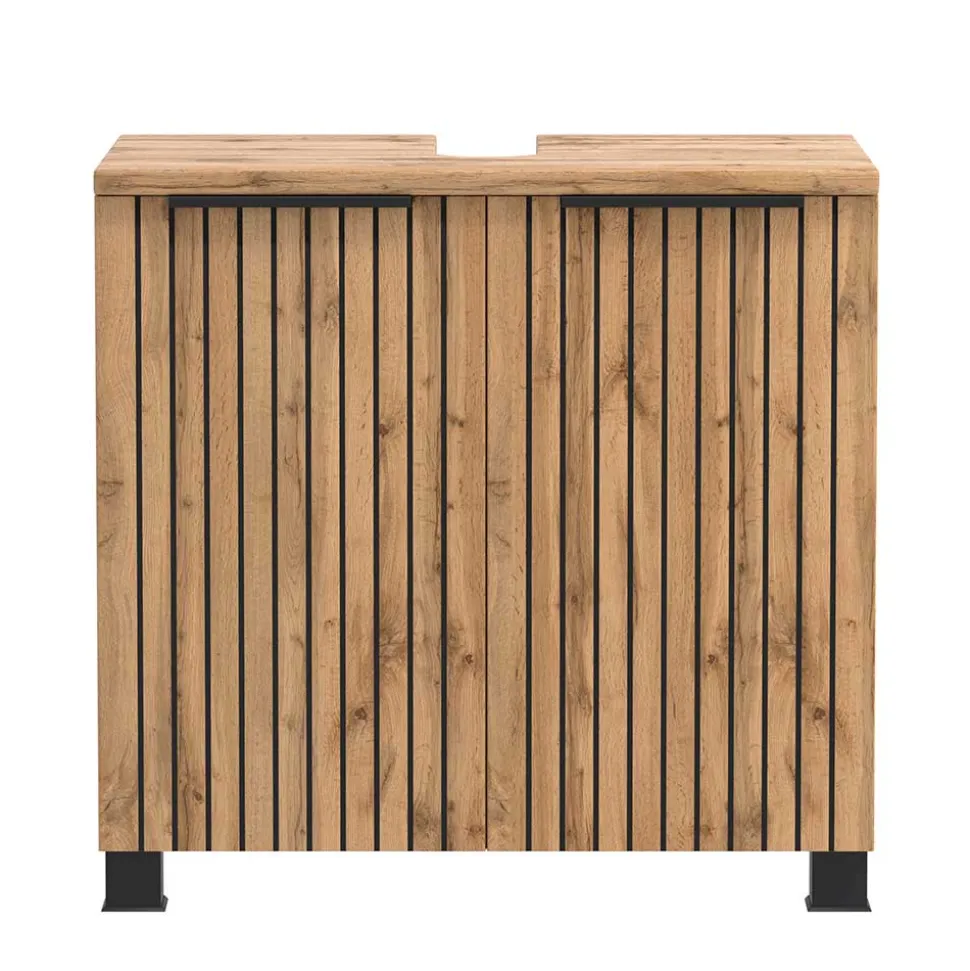 Waschbeckenunterschrank mit zwei Türen - Crystoga