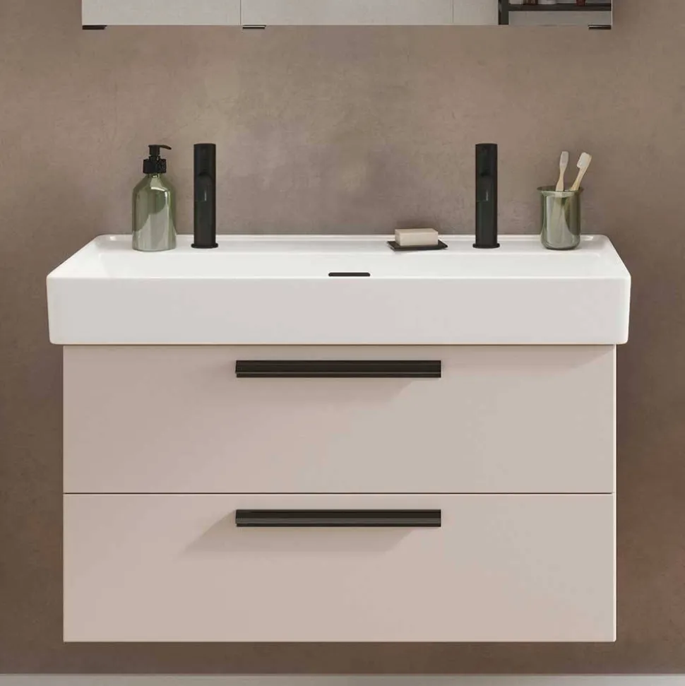 Waschkommode für zwei Armaturen - Adendras