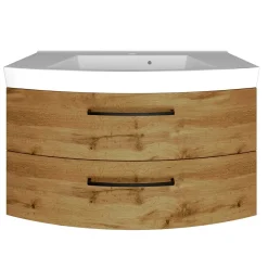 Waschkonsole in Holzdekor Wildeiche - Arazony