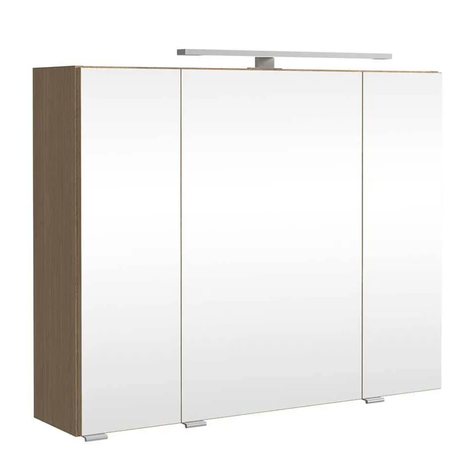 Waschkonsole und Spiegelschrank Set - Vibulam (zweiteilig)