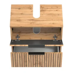 Waschplatz & Midi-Schrank Set - Crystoga (dreiteilig)