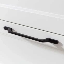 Waschplatz Einrichtung in Weiß mit Wildeiche - Gyatso (zweiteilig)