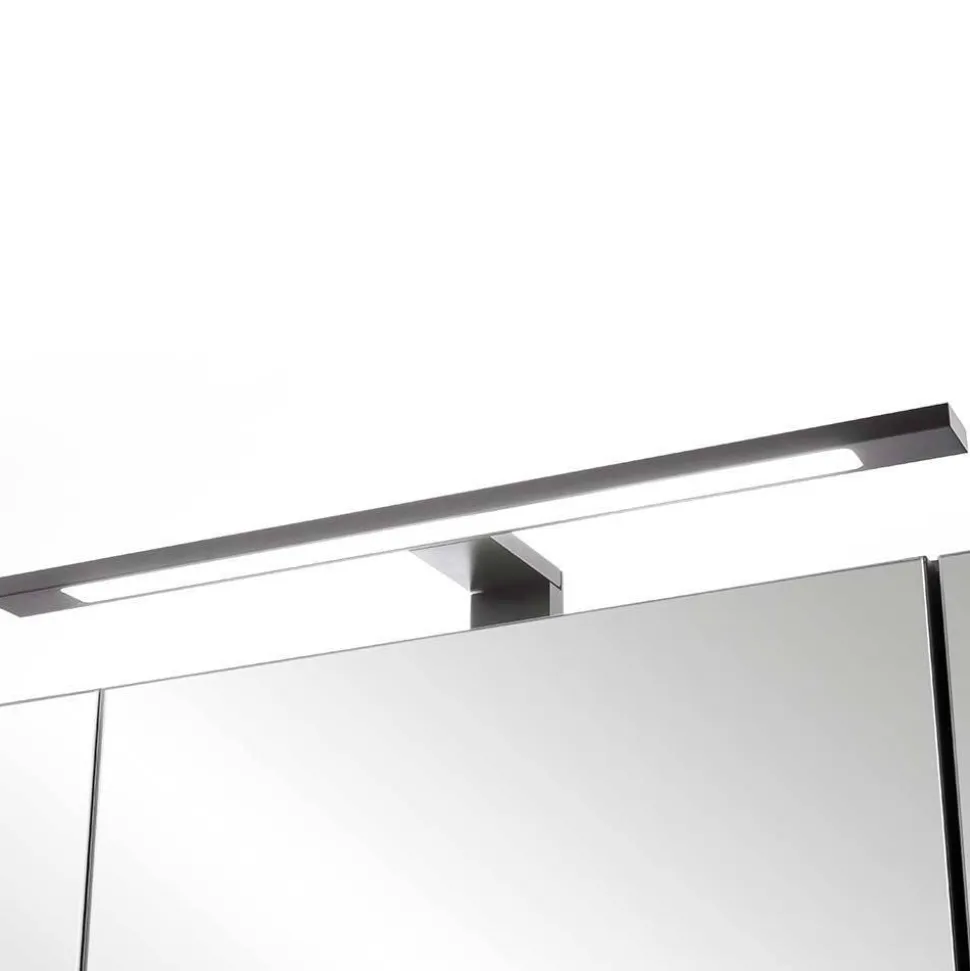 Waschplatz Einrichtung in Weiß mit Wildeiche - Gyatso (zweiteilig)