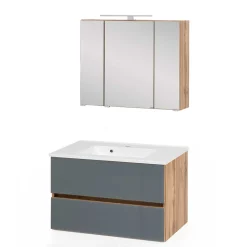 Waschplatz Einrichtung zweifarbig - Anviletca (zweiteilig)