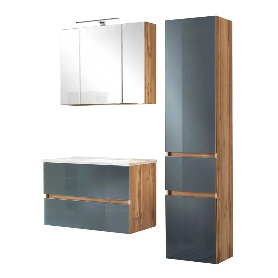 Waschplatz Kombi & Hochschrank - Anviletca (dreiteilig)