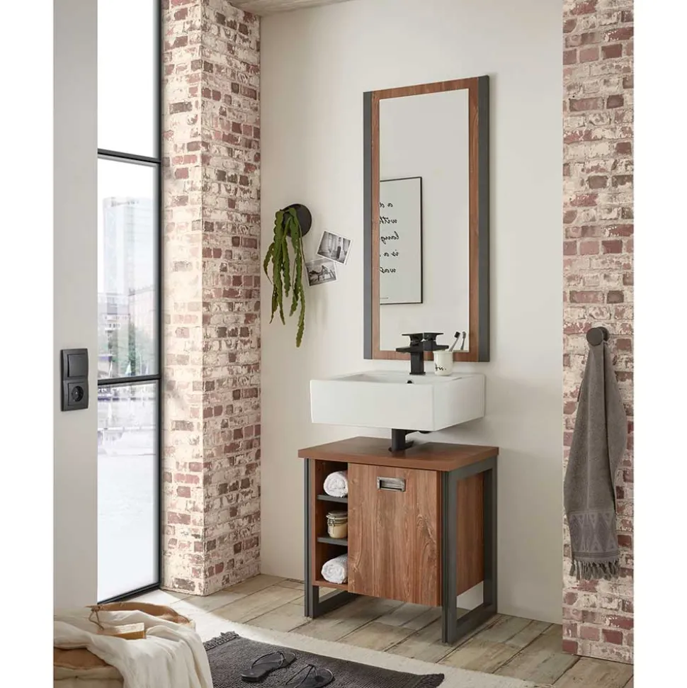 Waschplatz mit Spiegel fürs Bad - Forawas (zweiteilig)