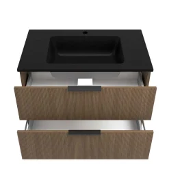 Waschtisch & Spiegel & Schrank Set - Ucaida (dreiteilig)