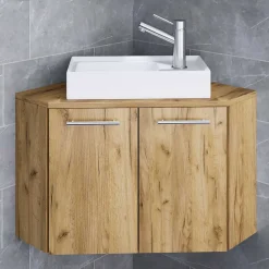 Waschtisch für die Ecke mit Aufsatzbecken - Lili