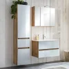 Waschtisch Möbel & Hochschrank Set - Vrendina (dreiteilig)
