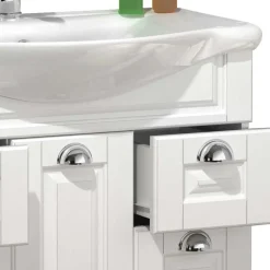 Waschtisch mit Becken in Weiß - klassisch - Akira