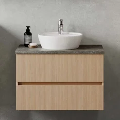 Waschtisch mit einem Aufsatz-Waschbecken - Leitha