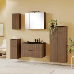 Waschtisch mit schwarzem Einbaubecken - Ucaida