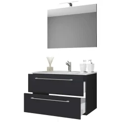 Waschtisch mit Spiegel fürs Bad - Gloriella (zweiteilig)