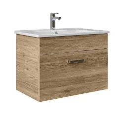 Waschtischkonsole in Holzoptik - Lemi