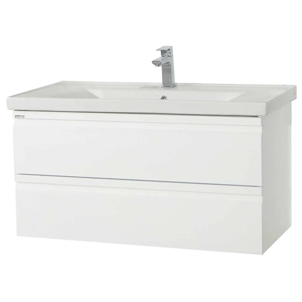 Waschtischkonsole in Weiß - Departo I