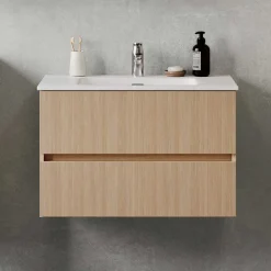 Waschtischkonsole mit Einlasswaschbecken - Vibulam