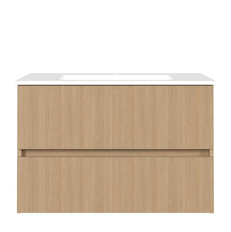 Waschtischkonsole mit Einlasswaschbecken - Vibulam