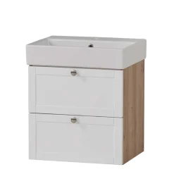 Waschtischkonsole mit Keramik-Aufsatzwaschbecken - Traciana