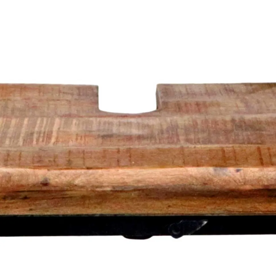 Waschtischunterschrank Sentiments in Schwarz Mangobaum