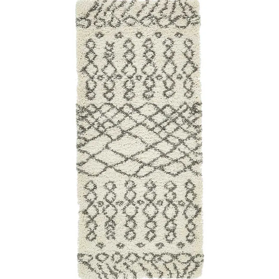 Weicher Hochflor Läufer Teppich gemustert - Zyrafete